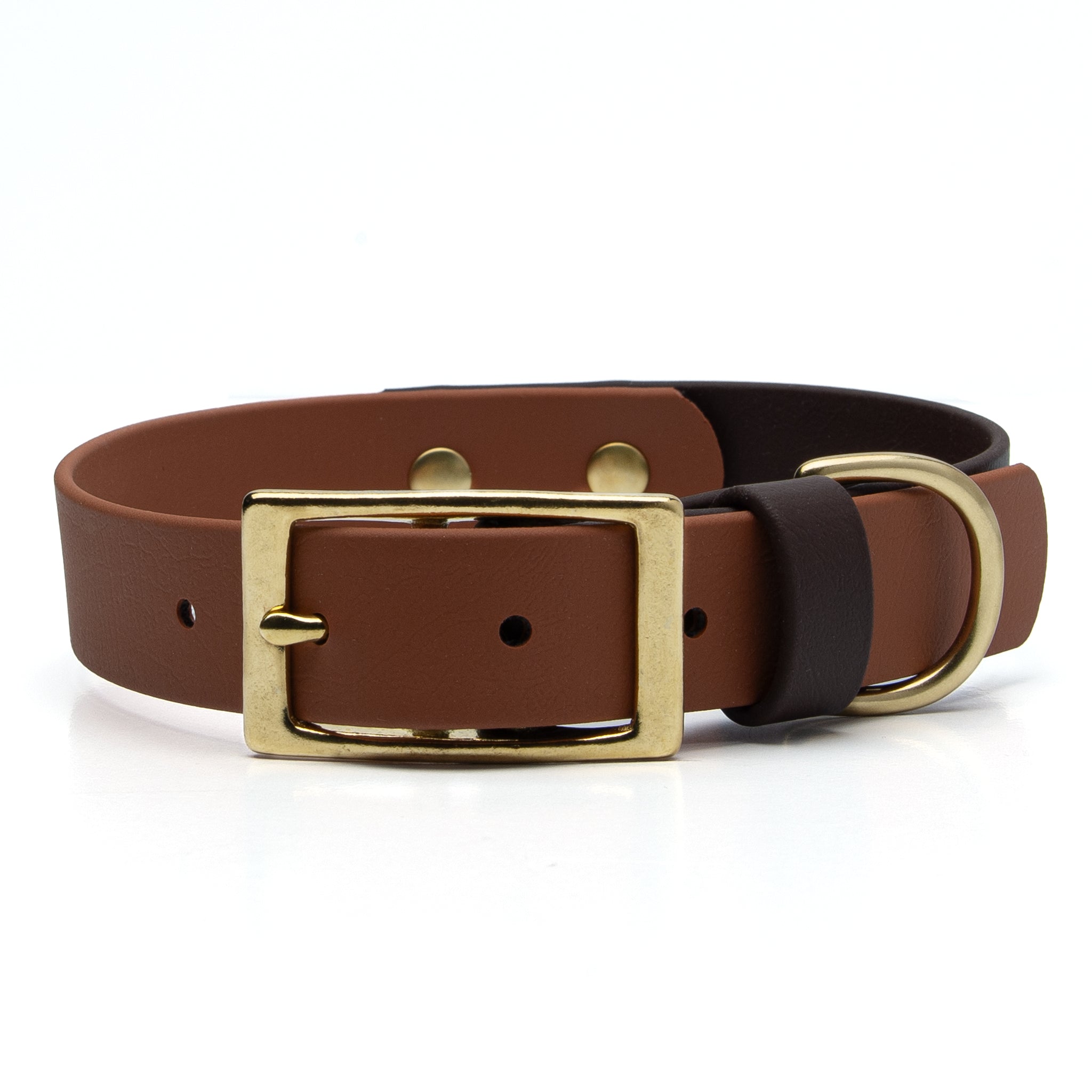 Waterproof BioThane® Two-Tone Dog Collars