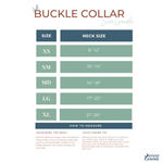 BioThane buckle collarsize guide chart