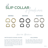 Vivid Canine BioThane® color chart showing all available color options for BioThane® Gear