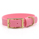 BioThane® Waterproof Buckle Dog Collar - Pastel Pink