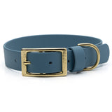 BioThane® Waterproof Buckle Dog Collar - Steel Blue