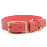 BioThane® Waterproof Buckle Dog Collar - Coral