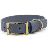 BioThane® Waterproof Buckle Dog Collar - Stone Grey