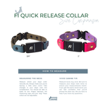 Vivid Canine BioThane® color chart showing all available color options for BioThane® Gear