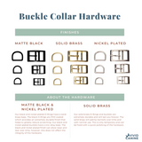 BioThane® Waterproof Buckle Dog Collar - Amethyst