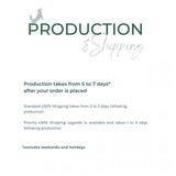 Vivid Canine BioThane® dog gear production and shipping timeline schedule
