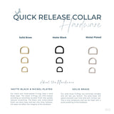 Waterproof BioThane® Fixed Quick Release Collar | Fi Series 3+ GPS + 6 Month Subscription