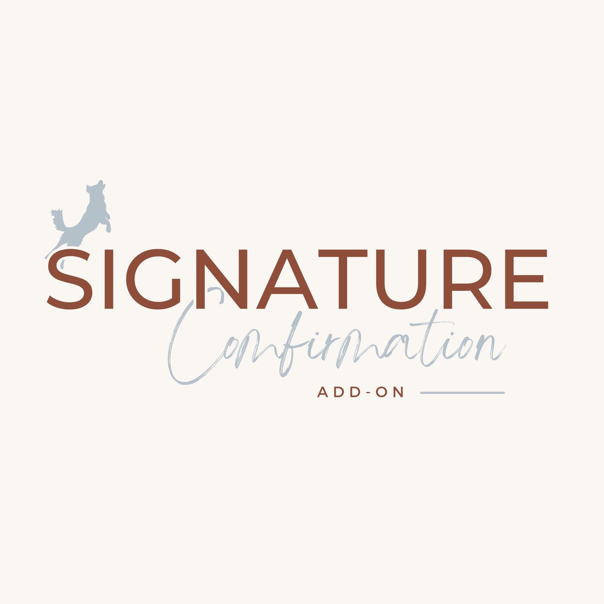Signature Confirmation – Vivid Canine