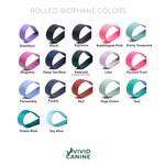a collection of twelve different rolled biplane colors, each with a unique color and design. The colors include Amethyst, Black, Espresso, Bubbly Pink, Dusty Turquoise, Magenta, Deep Sea Blue, Emerald, Lilac, Passion Fruit, Periwinkle, Purple, Red, Sage Green, Teal, Ocean Blue, Sky Blue, and Teal.