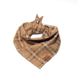 Dog Bandana - Chocolate Plaid