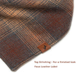 Dog Bandana - Blurred Plaid