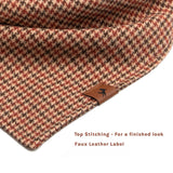 Dog Bandana - Simply Umber Houndstooth