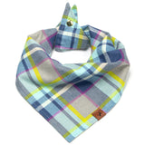 Dog Bandana - Artichoke Plaid