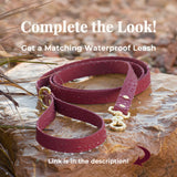 BioThane® Waterproof Buckle Dog Collar - Wine