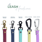 Vivid Canine BioThane® color chart showing all available color options for BioThane® Gear