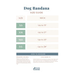 Dog Bandana - Rustic Stars on Blue