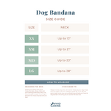 Dog Bandana - Shades of Blue Plaid Flannel