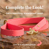 BioThane® Waterproof Buckle Dog Collar - Coral