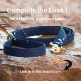 BioThane® Waterproof Buckle Dog Collar - Deep Sea Blue