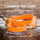 BioThane® Waterproof Buckle Dog Collar - Tangerine