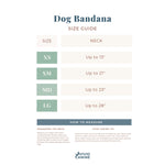 dog bandana size guide