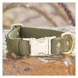 BioThane® Waterproof Quick Release Dog Collar - Olive