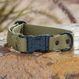 BioThane® Waterproof Quick Release Dog Collar - Olive